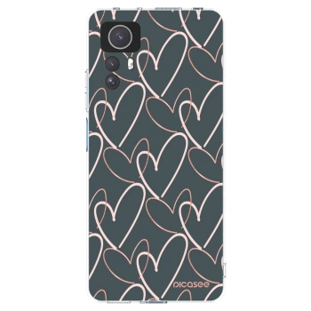 Picasee silikonowe przeźroczyste etui na Xiaomi Redmi Note 12S - Lots of love