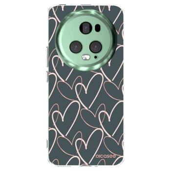 Picasee silikonowe przeźroczyste etui na Honor Magic5 Pro - Lots of love