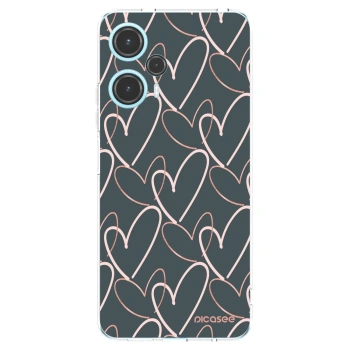 Picasee silikonowe przeźroczyste etui na Xiaomi Poco F5 - Lots of love