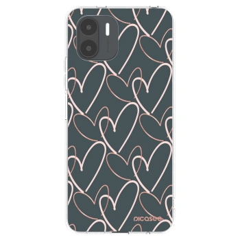 Picasee silikonowe przeźroczyste etui na Xiaomi Redmi A2 - Lots of love