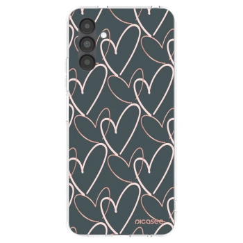 Picasee silikonowe przeźroczyste etui na Samsung Galaxy A04s A047F - Lots of love