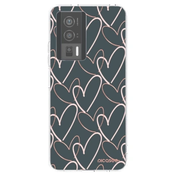 Picasee silikonowe przeźroczyste etui na Xiaomi Poco F5 Pro 5G - Lots of love