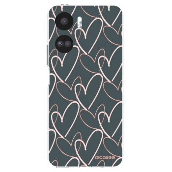 Picasee silikonowe przeźroczyste etui na Honor 90 Lite 5G - Lots of love