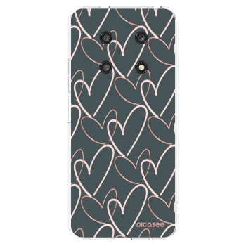 Picasee silikonowe przeźroczyste etui na Honor Magic4 Lite 5G - Lots of love