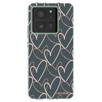 Picasee silikonowe przeźroczyste etui na Xiaomi 13T - Lots of love