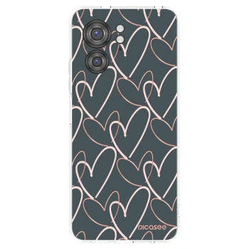 Picasee silikonowe przeźroczyste etui na Motorola Edge 40 - Lots of love