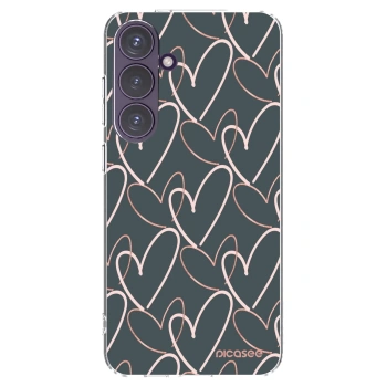 Picasee silikonowe przeźroczyste etui na Samsung Galaxy S24+ S926B 5G - Lots of love