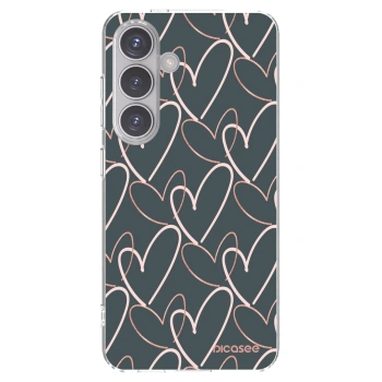 Picasee silikonowe przeźroczyste etui na Samsung Galaxy S24 S921B 5G - Lots of love