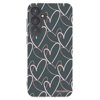 Picasee silikonowe przeźroczyste etui na Samsung Galaxy S23 FE S711B - Lots of love