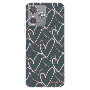 Picasee silikonowe przeźroczyste etui na Xiaomi Redmi 12 5G - Lots of love