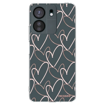 Picasee silikonowe przeźroczyste etui na Xiaomi Redmi 13C 4G - Lots of love