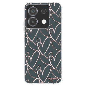 Picasee silikonowe przeźroczyste etui na Xiaomi Poco X6 - Lots of love