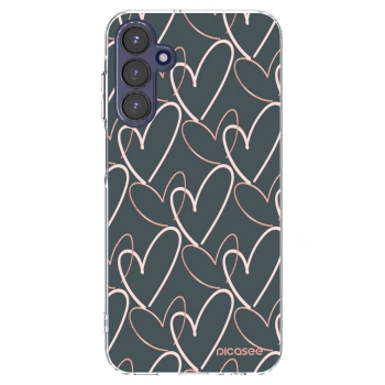 Picasee silikonowe przeźroczyste etui na Samsung Galaxy A15 A155F 4G - Lots of love