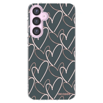 Picasee silikonowe przeźroczyste etui na Samsung Galaxy A55 5G A556B - Lots of love