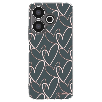 Picasee silikonowe przeźroczyste etui na Xiaomi Redmi 13 4G - Lots of love