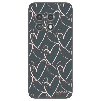 Picasee silikonowe czarne etui na OnePlus 11 5G - Lots of love