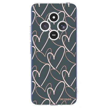 Picasee silikonowe przeźroczyste etui na Xiaomi Redmi 14C - Lots of love