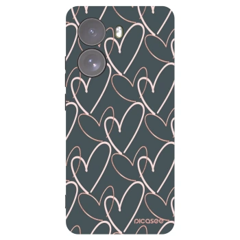 Picasee silikonowe czarne etui na Xiaomi Poco X7 - Lots of love