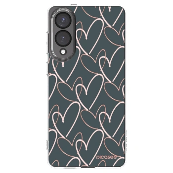 Picasee silikonowe przeźroczyste etui na Samsung Galaxy S25 Edge 5G - Lots of love