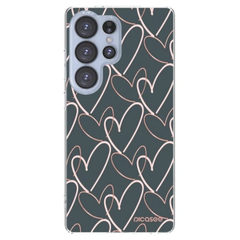 Picasee silikonowe przeźroczyste etui na Samsung Galaxy S25 Ultra 5G - Lots of love