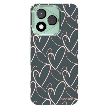 Picasee silikonowe przeźroczyste etui na Honor 400 Lite 5G - Lots of love