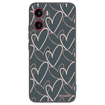 Picasee silikonowe czarne etui na Motorola Moto G05 - Lots of love