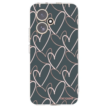 Picasee silikonowe przeźroczyste etui na Honor 400 5G - Lots of love