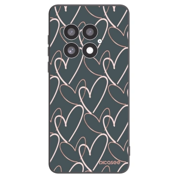 Picasee silikonowe czarne etui na OnePlus 13 5G - Lots of love