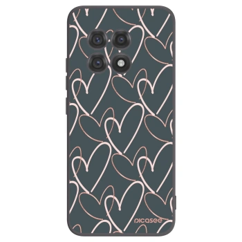 Picasee silikonowe czarne etui na OnePlus 13R 5G - Lots of love