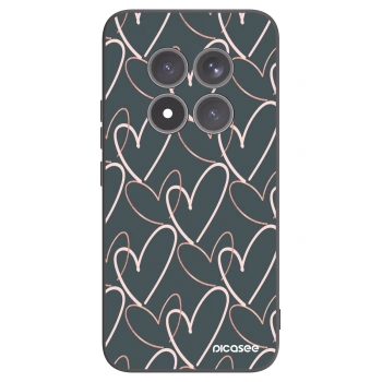 Picasee silikonowe czarne etui na Xiaomi Redmi Note 15 Pro+ - Lots of love