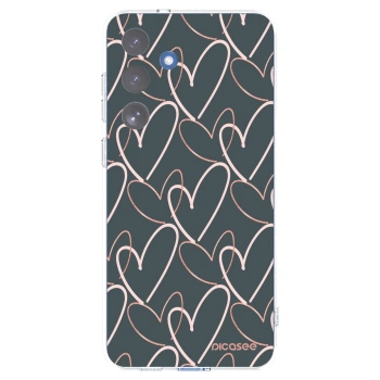 Picasee silikonowe przeźroczyste etui na Samsung Galaxy S25 FE 5G - Lots of love