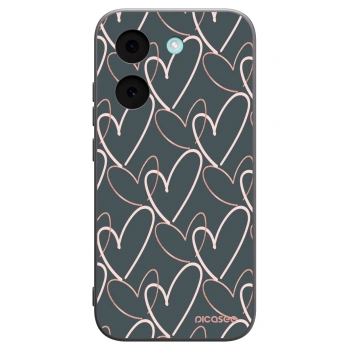 Picasee silikonowe czarne etui na Xiaomi Poco X8 Pro - Lots of love