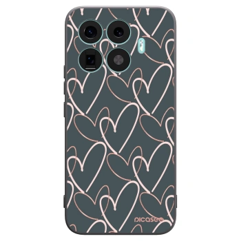 Picasee silikonowe czarne etui na Xiaomi 17T Pro - Lots of love