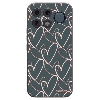 Picasee silikonowe czarne etui na Xiaomi Poco F8 Ultra - Lots of love