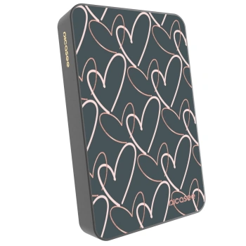 Picasee Powerbank z MagSafe 10 000 mAh Szary - Lots of love