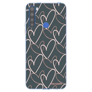 Picasee silikonowe przeźroczyste etui na Xiaomi Redmi Note 8T - Lots of love