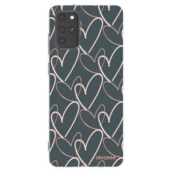 Picasee silikonowe przeźroczyste etui na Samsung Galaxy S20+ G985F - Lots of love