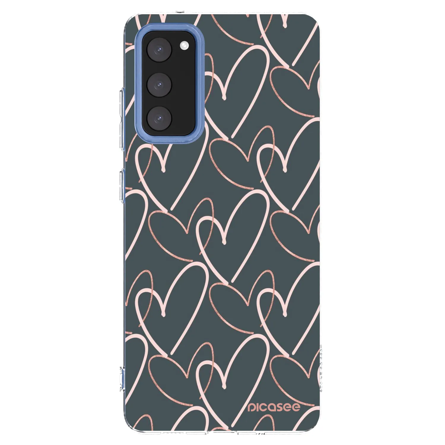 Picasee silikonowe przeźroczyste etui na Samsung Galaxy S20 FE - Lots of love