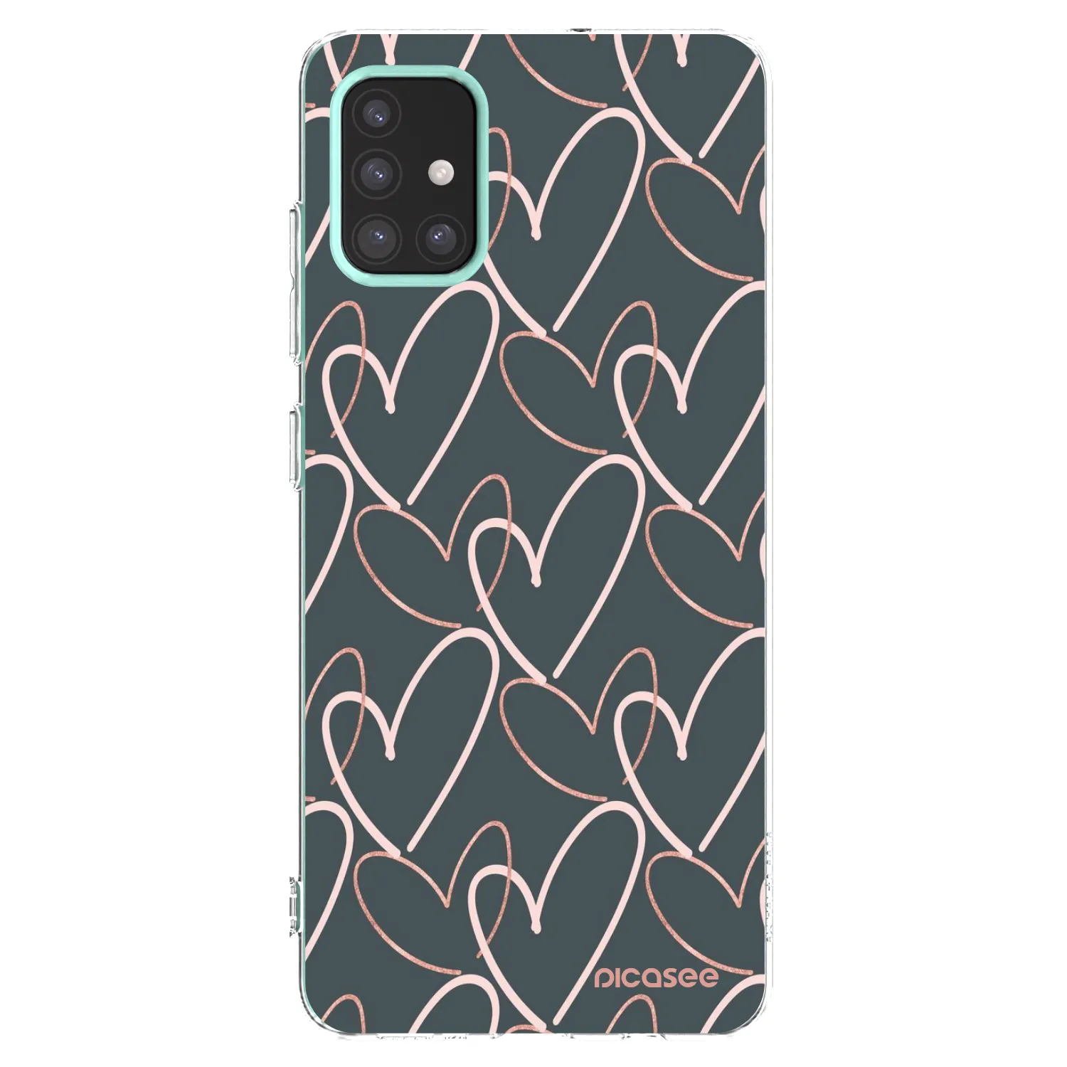 Picasee silikonowe przeźroczyste etui na Samsung Galaxy M31s - Lots of love