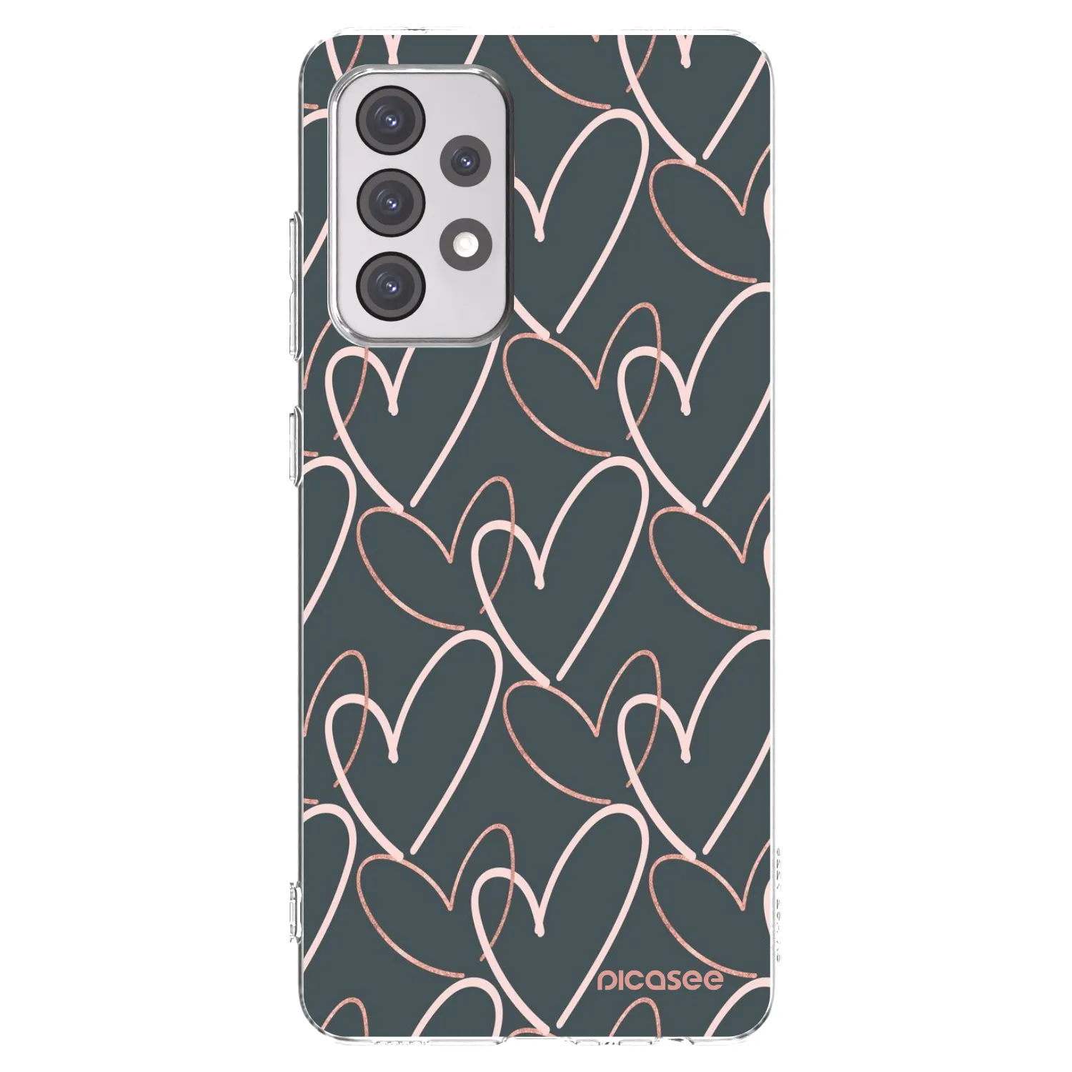 Picasee silikonowe przeźroczyste etui na Samsung Galaxy A52 5G A525F - Lots of love
