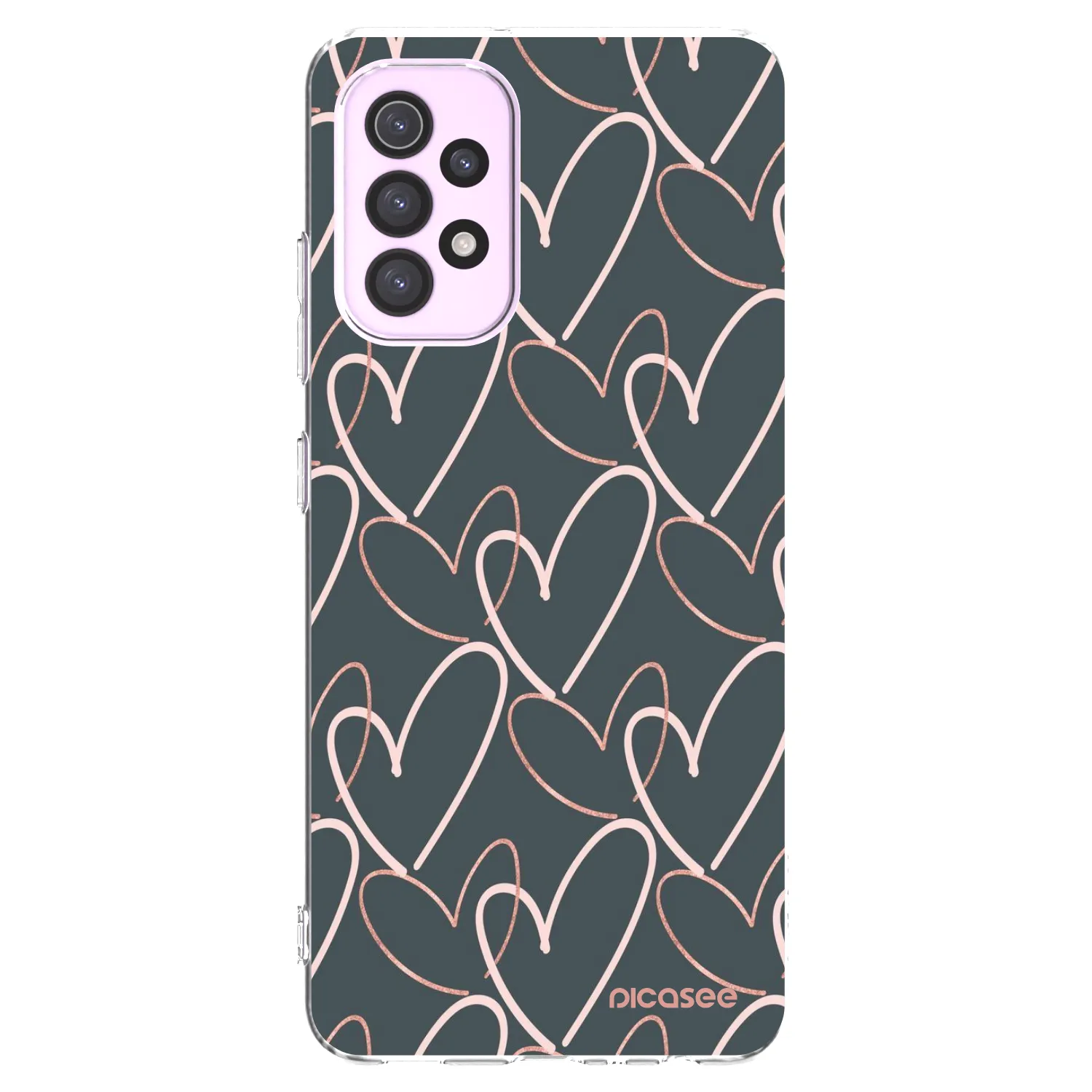 Picasee silikonowe przeźroczyste etui na Samsung Galaxy A32 5G A326B - Lots of love
