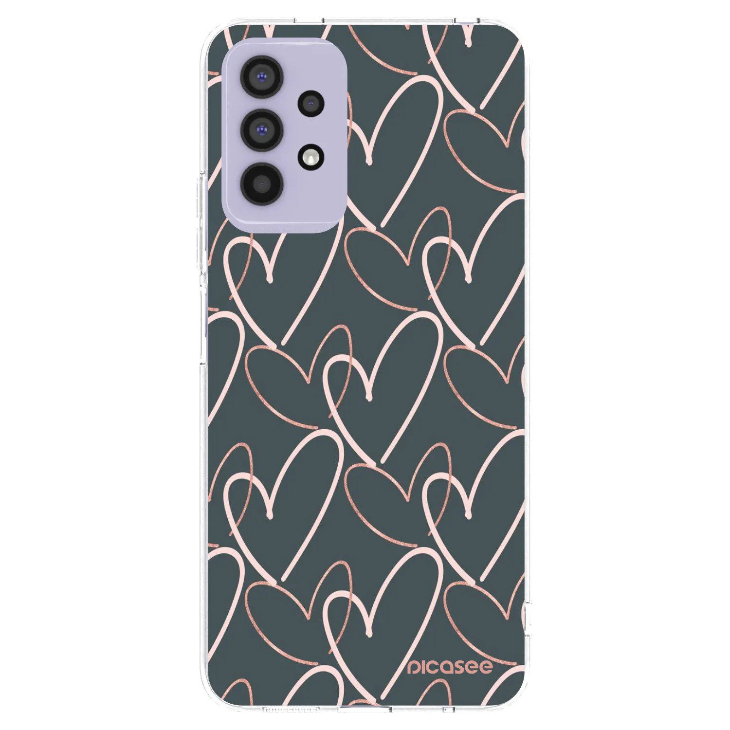 Picasee silikonowe przeźroczyste etui na Samsung Galaxy A32 4G SM-A325F - Lots of love