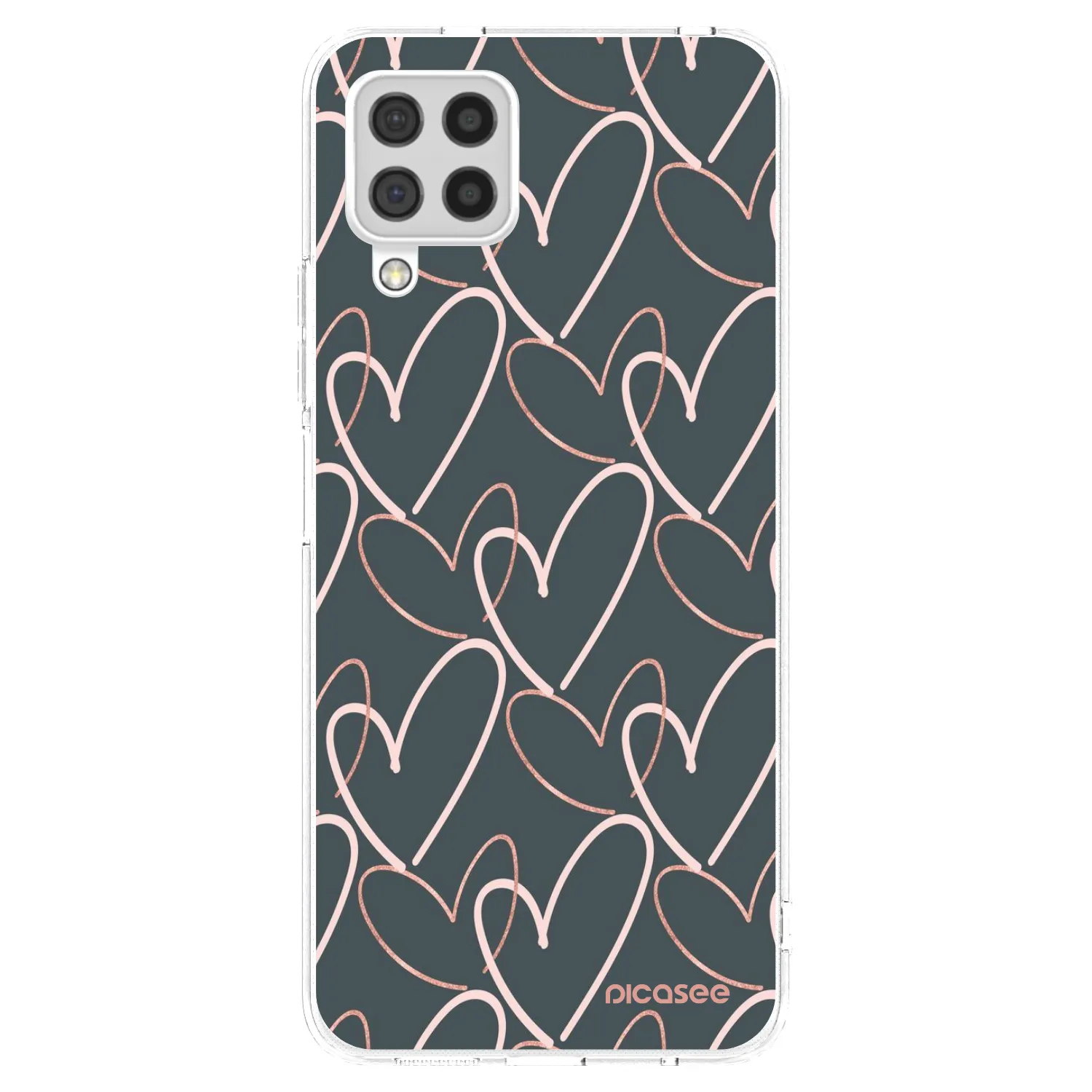 Picasee silikonowe przeźroczyste etui na Samsung Galaxy A22 A225F 4G - Lots of love