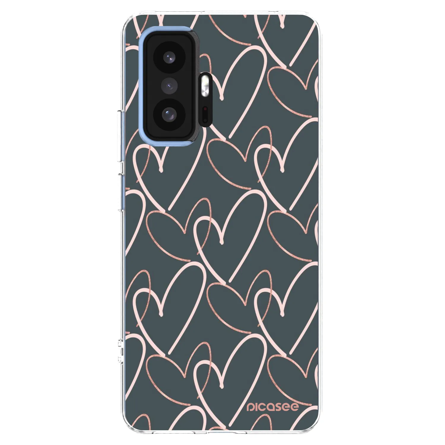 Picasee silikonowe przeźroczyste etui na Xiaomi 11T Pro - Lots of love