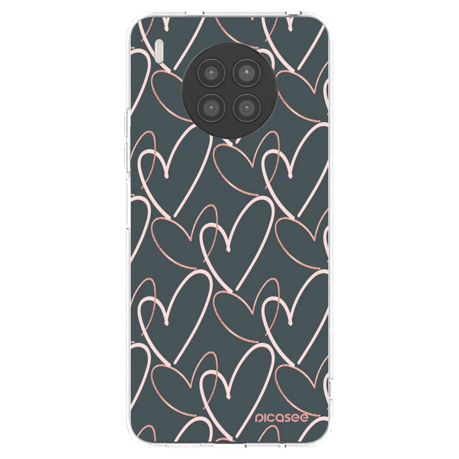 Picasee silikonowe przeźroczyste etui na Huawei Nova 8i - Lots of love