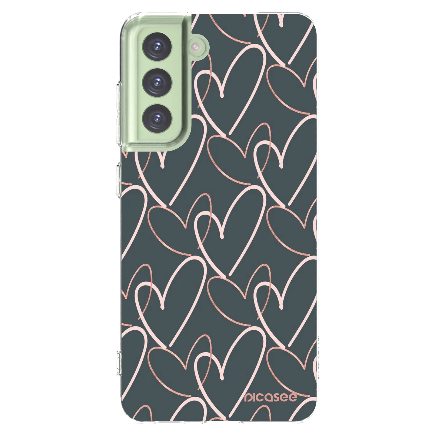 Picasee silikonowe przeźroczyste etui na Samsung Galaxy S21 FE 5G - Lots of love