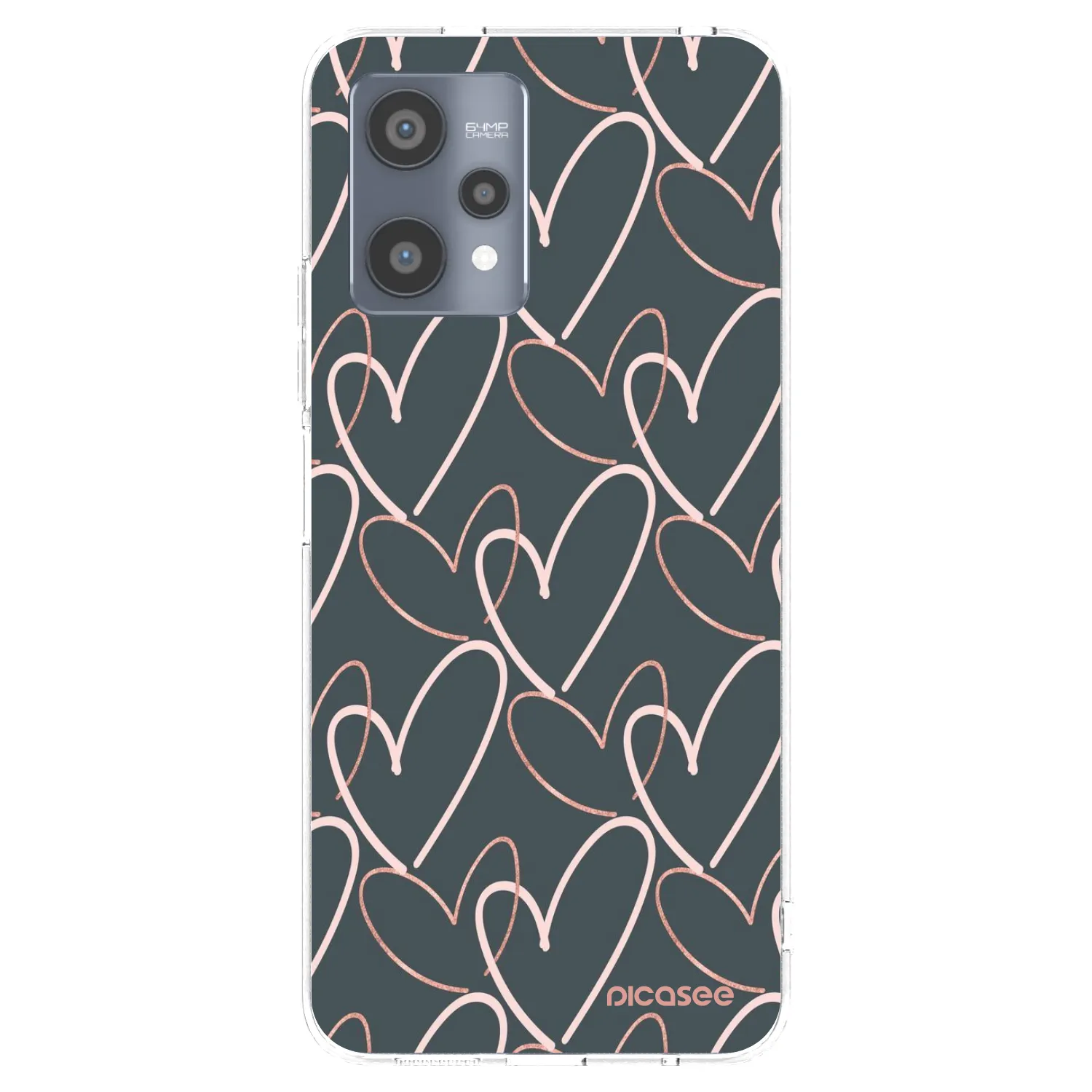 Picasee silikonowe przeźroczyste etui na Realme 9 Pro 5G - Lots of love