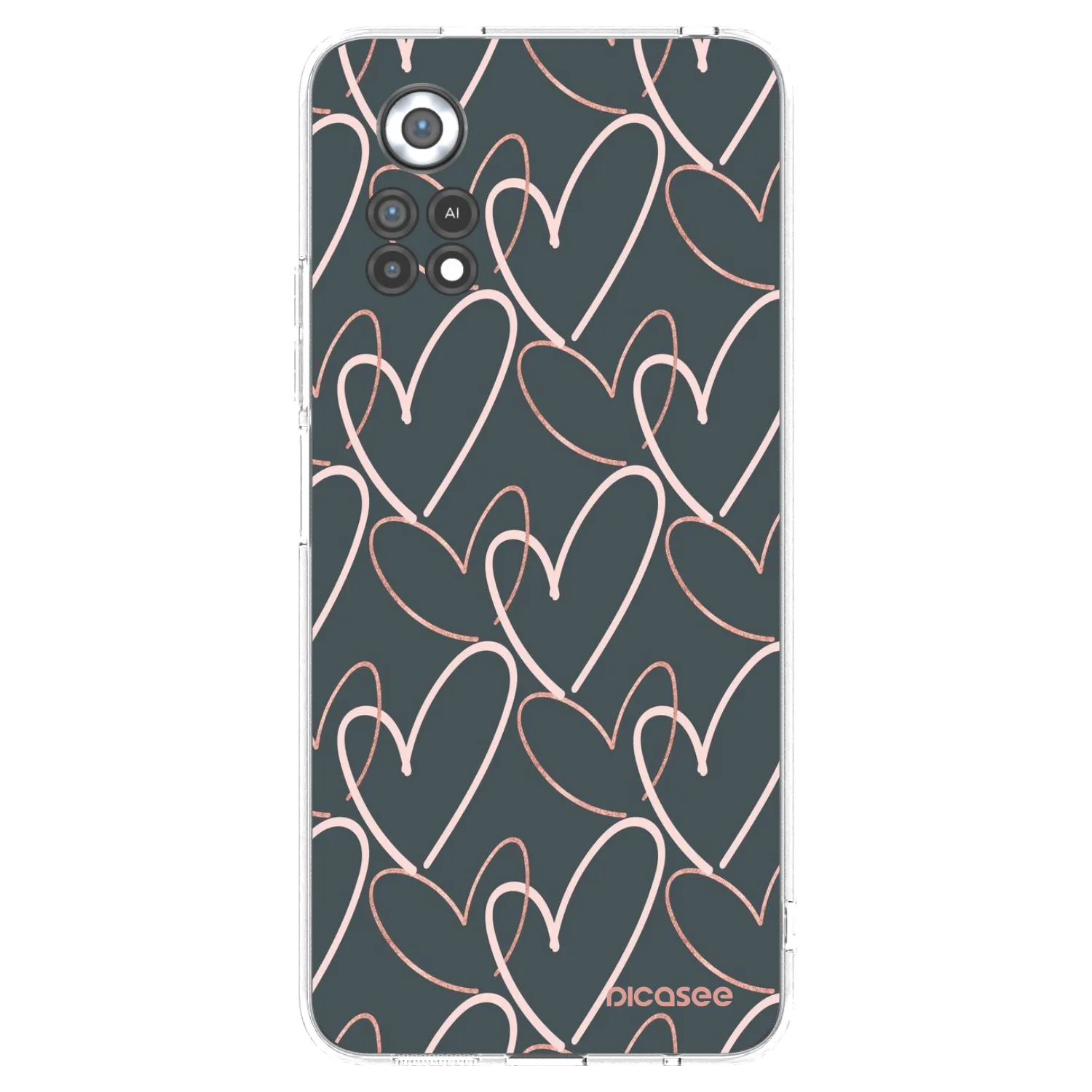 Picasee silikonowe przeźroczyste etui na Xiaomi Poco X4 Pro 5G - Lots of love