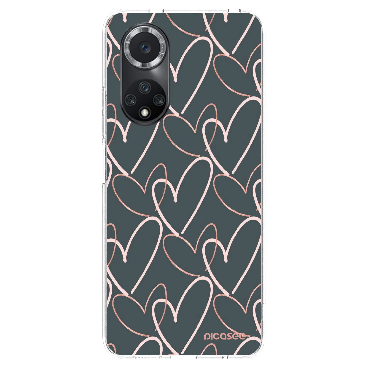 Picasee silikonowe przeźroczyste etui na Huawei Nova 9 SE - Lots of love