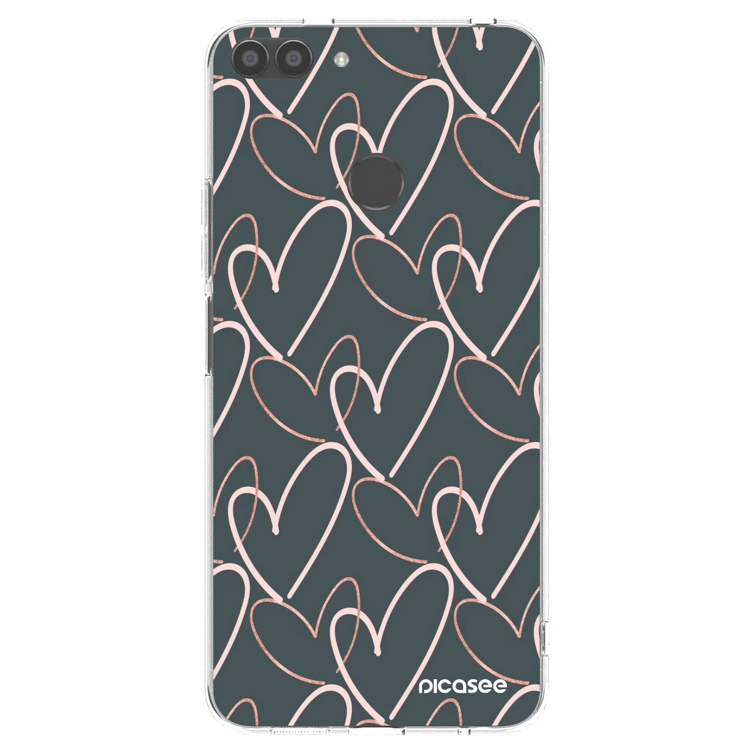 Picasee silikonowe przeźroczyste etui na Huawei P Smart - Lots of love